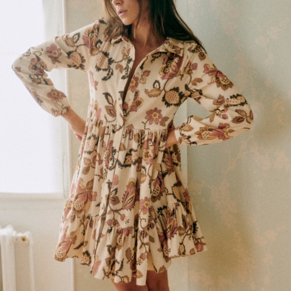 Sezane Himelda Dress Merveille Print